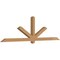 Ekena Millwork Kennewick Timber Gable Bracket, Western Red Cedar, 96"W x 28"H x 3 1/2"D x 3 1/2"F, 7/12 Pitch GBW096X28X0404KEN00SWR - alternate 4